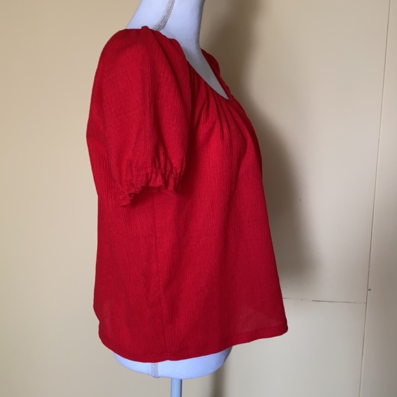 Madewell Texture & Thread Peasant Top size M - Picture 6 of 16